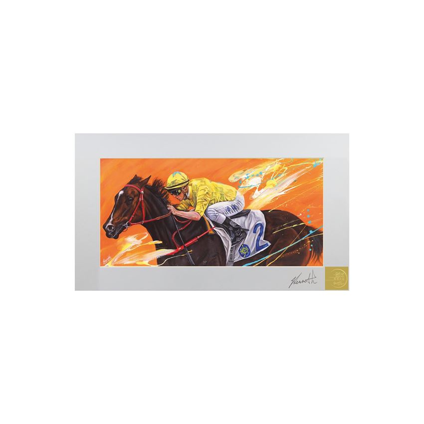 Picture of [PRE-ORDER] Art Print of Lucky Sweynesse (White Paper Frame)