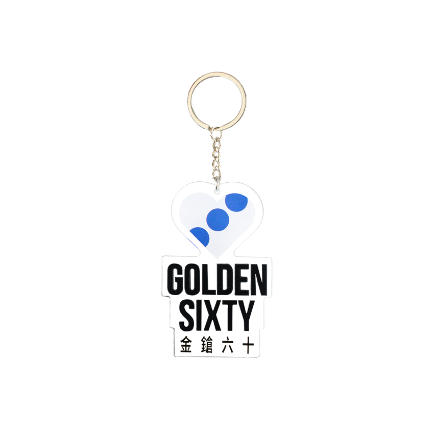 Picture of Love Racing Keychain - Golden Sixty